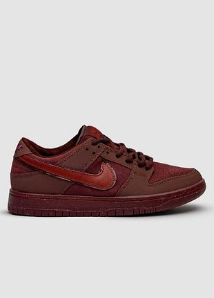 Кроссовки женские nike sb dunk low premium bordo