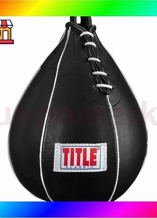 Bs пневмогруша боксерська title best mix classic super speed bag v2 black розмір m bas77/n