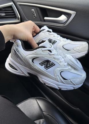New balance 530 white black premium