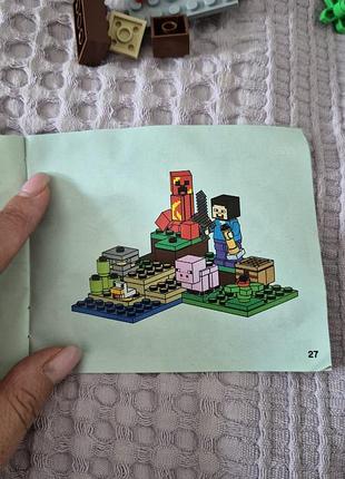 Lego minecraft 21177 блока крепера 3