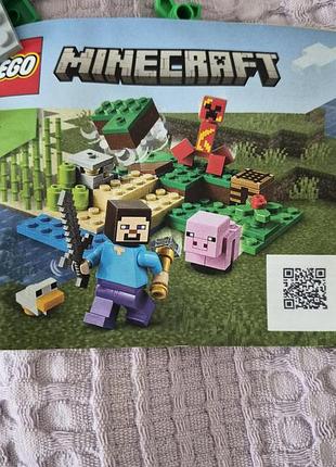 Lego minecraft 21177 блока крепера 2