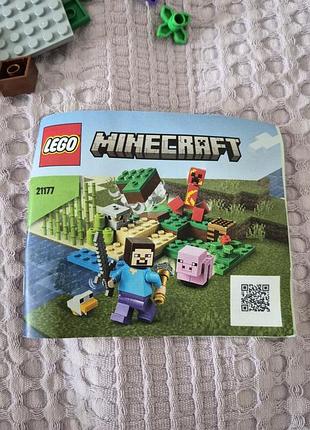 Lego minecraft 21177 блока крепера 4