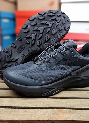 Зимние мужские кроссовки salomon genesis gore-tex winter termo саломон серого цвета термо