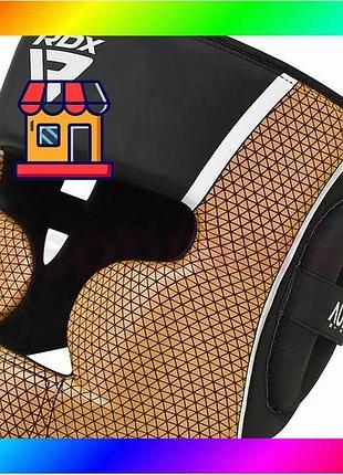 Bs боксерський шолом rdx best mix aura plus t-17 black golden l bas77/n