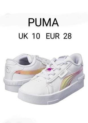 Супровід кросівку бренду puma з блискучим голографічним логотипом  uk  10   eur 28