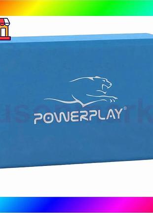 Bs блок для йоги best mix powerplay 4006 yoga brick синій bas77/n
