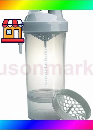 Bs шейкер спортивний smartshake best mix original2go one 800ml mist gray bas77/n