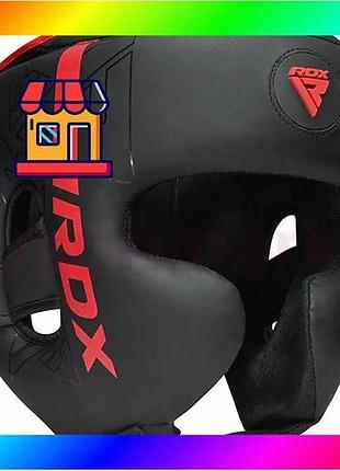 Bs боксерский шлем rdx best mix f6 kara matte red m bas77/n