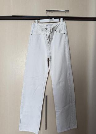 Джинси білі zara, 34 розмір