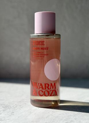 Пафрумований міст/спрей для тіла victoria's secret pink warm & cozy
