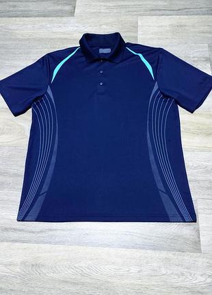 Мужская синяя футболка поло , размер l-xl  .