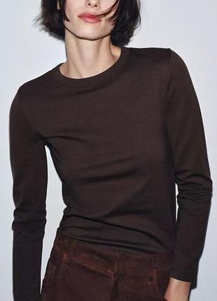 Плотный шоколадный хлопковый лонгслив zara
⚡⚡⚡⚡⚡⚡⚡⚡⚡⚡⚡⚡⚡