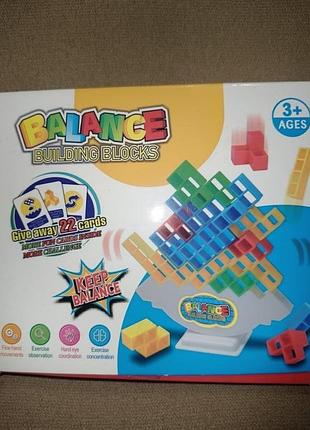 Игра конструктор балансирующая башня 3
