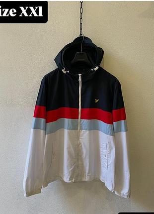 Оригінальна чоловіча вітровка lyle scott contrast panel yoke jacket xxl розмір