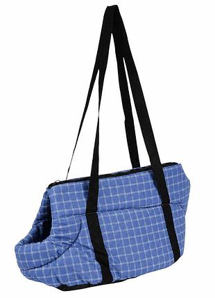 Сумка-переноска для тварин stenson a31358-s 35×20×22 см синя