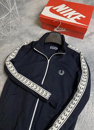 Мужская олимпа на лампасах винтажные коллекции fred perry navy l size