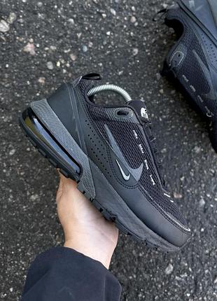 Nike air max кроссовки оригинал черные детские 35 35.5 размер