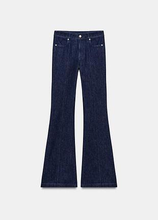 Джинси zara flare кльош s, m 8