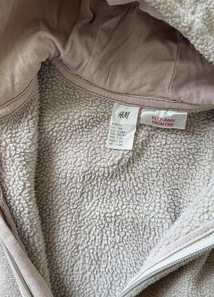 Дитячий флісовий комбінезон h&m 2