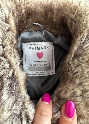 Пальто на дівчинку primark 3
