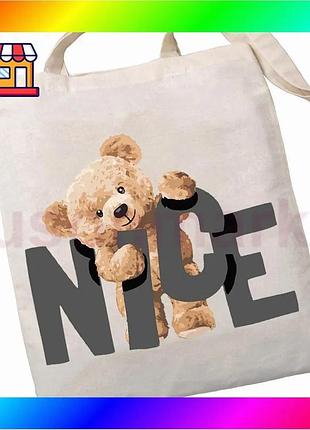 Bs экошопер bookopt bk4054 best mix nice teddy bear бежевый bas77/n