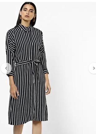 Стильное с карманами и поясом платье 👗 рубашка