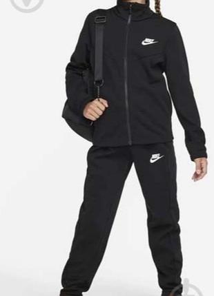 Детский черный костюм nike