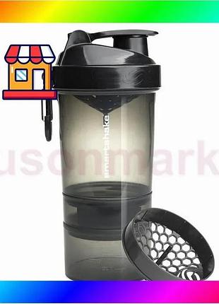 Bs шейкер спортивний smartshake best mix original2go 600ml black bas77/n