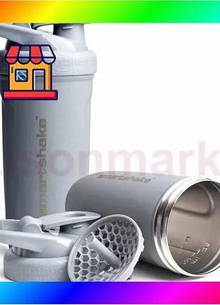 Bs шейкер спортивный smartshake best mix металлический reforce stainless steel 30oz/900ml bas77/n