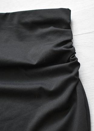 Короткая черная юбка shein s 2