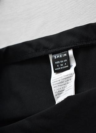 Короткая черная юбка shein s 3