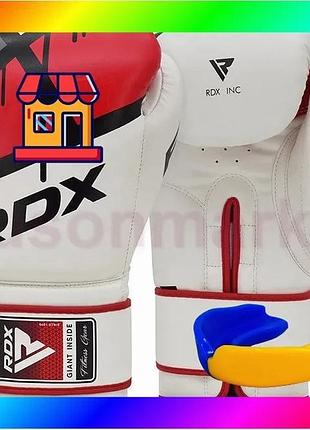 Bs боксерские перчатки rdx best mix f7 ego red 10 унций (капа в комплекте) bas77/n