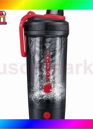 Bs шейкер спортивний електричний best mix voltrx gallium 700 мл. tritan red bas77/n