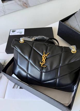Ysl сумка жіноча шкіряна чорна сіра брендова преміум якість