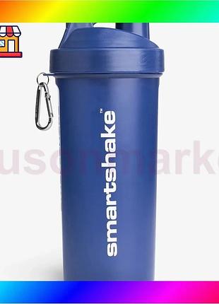 Bs шейкер спортивний smartshake best mix lite 1000ml glossy-navy blue bas77/n