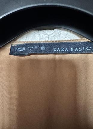 Блуза гірчичного кольору zara 2