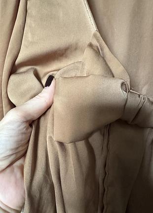 Блуза гірчичного кольору zara 3