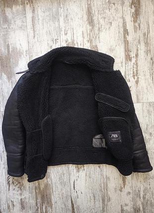 Zara дубленка, косуха. 3