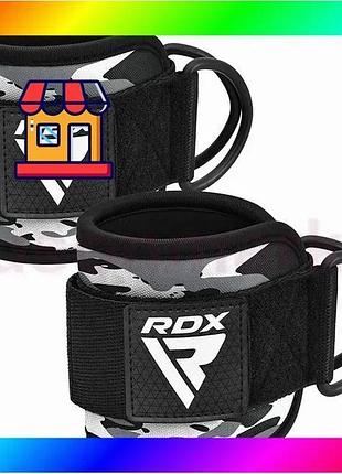 Bs манжеты на лодыжку best mix rdx gym ankle pro a4 camo gray-pair bas77/n