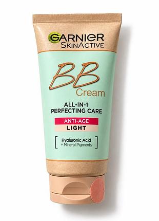 Garnier skinactive bb cream anti-age light 50 мл — bb-крем світлий з гіалуроновою кислотою
