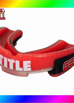 Bs капа title boxing best mix gel triple-shox 2.0 взрослая (возраст 11+) red/black bas77/n