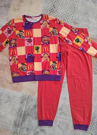 Коттоновая пижама макдональдс mcdonald's