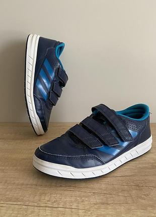 Дитячі/підліткові кросівки adidas на липучках, розмір 38 (устілка 24 см)