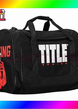 Bs спортивна сумка title best mix boxing individual sport bag black bas77/n