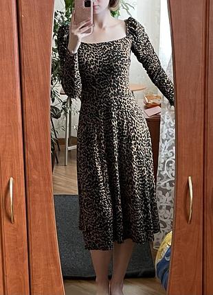 Сукня sosandar, леопардовий принт 🐆