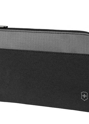 Косметичка victorinox travel accessories 5.0 essentials pouch 21×12×1 см, полиэстер, черная (vt612023)