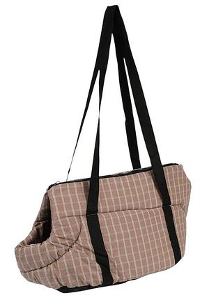 Сумка-переноска для тварин stenson a31358-s 35×20×22 см бежева