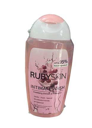 Гель для інтимної гігієни "rubyskin" cranberry extract & probiotics 250 мл