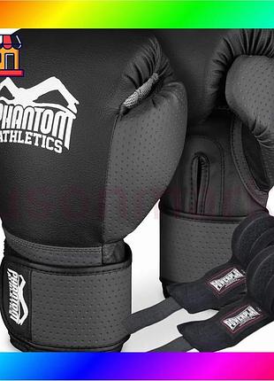 Bs боксерские перчатки phantom best mix reaper black12 унций (бинты 4м. в подарок) bas77/n