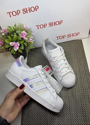 Оригинальные новые детские кроссовки adidas superstar
